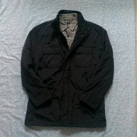 NWOT Alfani Stand-Up Collar Jacket Coat Large - Picture 1 of 4